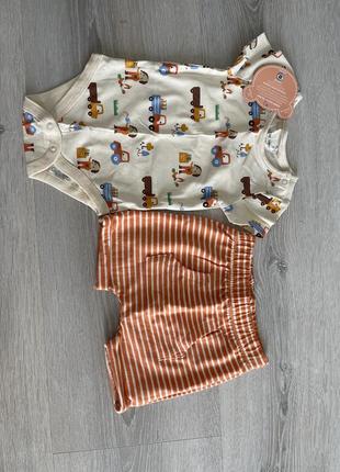 Набор для мальчика: человечек и шорты lcw 3-6