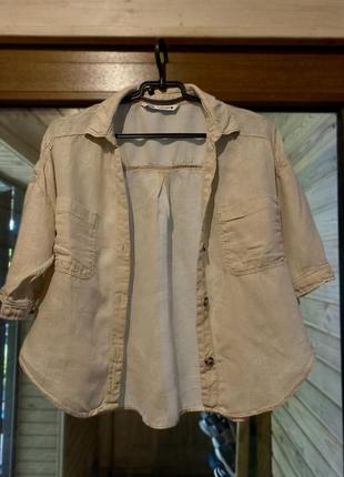 Сорочка zara льон