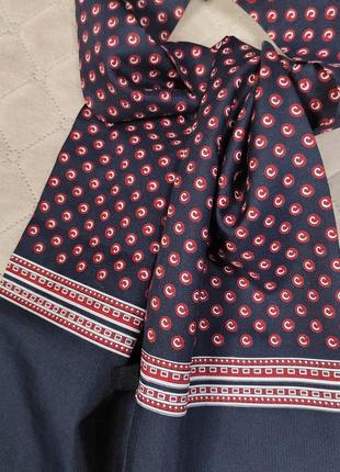 Винтажный шарф-кашне. двойное полотно