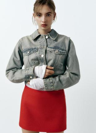 Zara | юбка красная | 2318/0751 фото