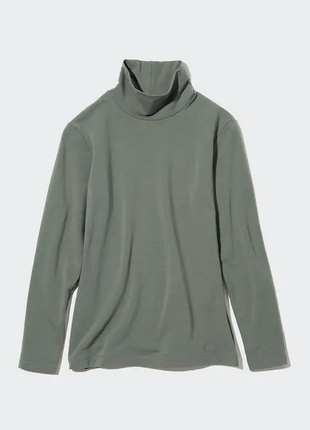 Водолазка с длинными рукавами heattech extra warm термотоп uniqlo