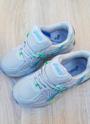Кроссовки 1011B359 asics sneaker for women серые с голубым10 фото