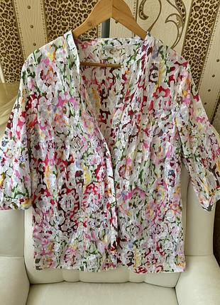 Цветочная невесомая рубашка