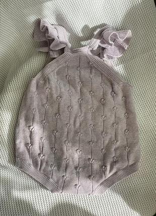 Боді вінтажне дитяче 0-3міс 4