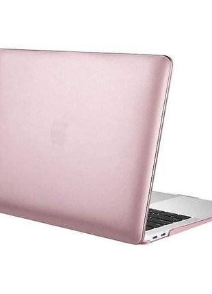 Чехол-накладка для macbook pro 13.3 a1706/a1708/a1989 bestjing rose gold1 фото