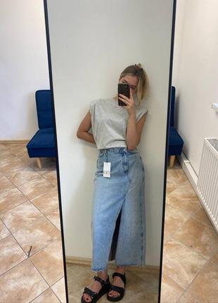 Джинсовая юбка zara