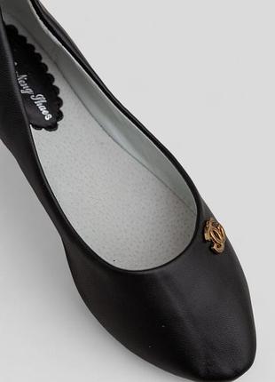 Балетки дитячі, колір чорний 4