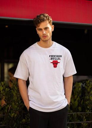Біла,чорна футболка chicago bulls.6 фото