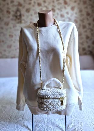Mini fashion box жіноча модна міні сумочка скринька на ланцюжку