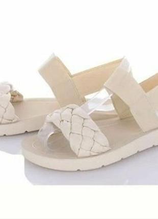 Мягенькая экокожа 25 - 26 женские босоножки