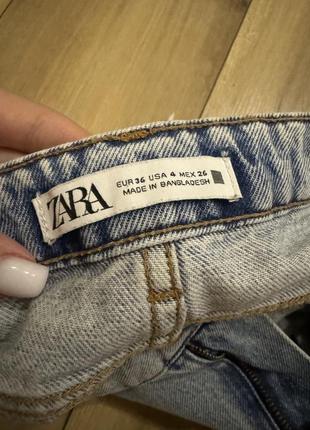 Джинсові шорти zara 4