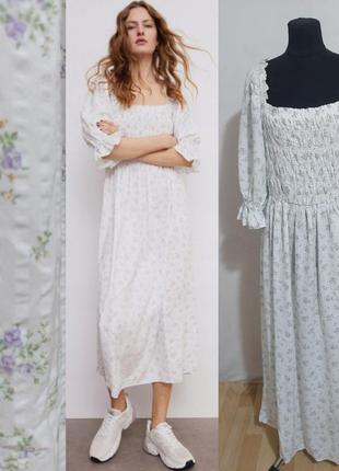 Платье с квадратным вырезом h&m