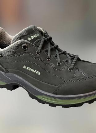 Кроссовки трекинговые женские lowa renegade gtx lo ws, 37 р, цвет graphite, легкие ботинки трекинговые