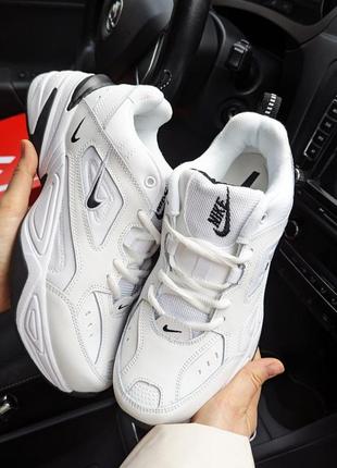 Кроссовки nike m2k tecno white/black белые с черным4 фото