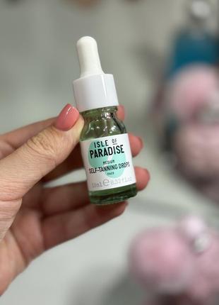 Краплі для автозасмаги isle of paradise medium self tanning drops 10 ml