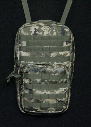 Тактический рюкзак molle для плитоноски, піксель4 фото