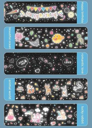 Ночник детский проектор музыкальный пингвин космос, звезды, единорог на пульте...