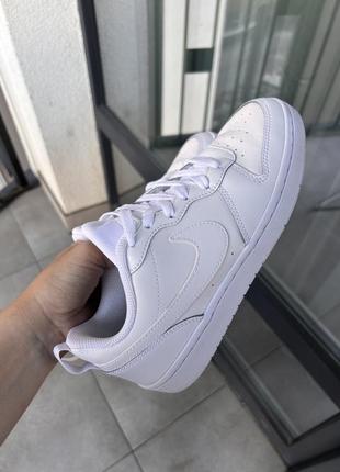 Кожаные кеды nike