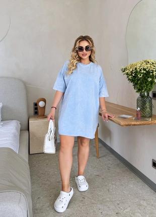 Платье с вываренным эффектом