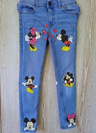 Джинсы ручная роспись