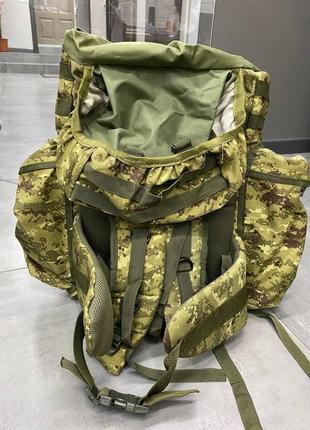 Военный рюкзак 80 л с молли, украинский пиксель, тактический рюкзак для военных, армейский рюкзак олива2 фото