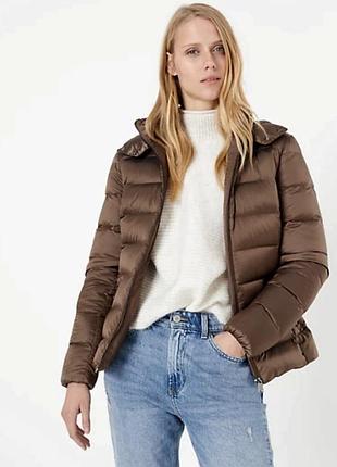M&s пуховая куртка с капюшоном /10432/