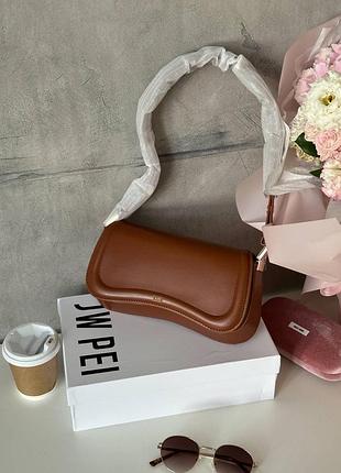 Сумка кожаная коричневая  76 pei