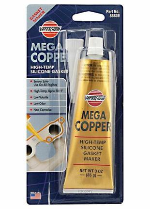 Герметик высокотемпературный versachem mega copper silicone 85г ve-33