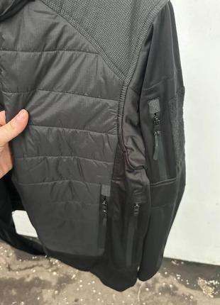 Мембранна куртка чорна level 77 фото