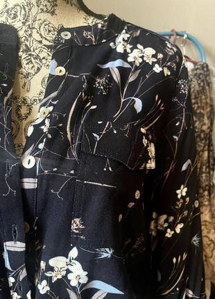 Платье рубашка с карманами