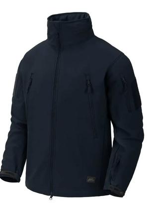 Куртка softshell  helikon-tex gunfighter sharkskin s navy