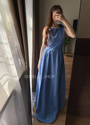 Сукня-льон, у повний зріст, с