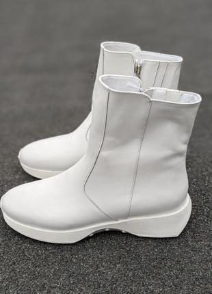 Зимние ботинки 44-45 р кожа