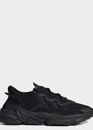 Найзручніші нові чоловічі кросівки ozweego adidas чорні оригінальні