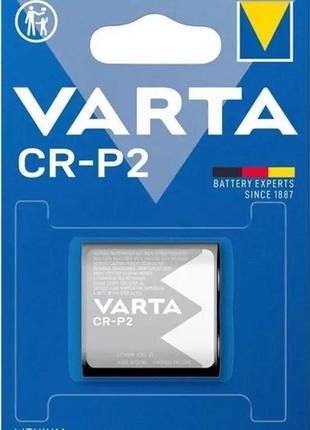 Батарейка varta cr-p2 lithium (6v)