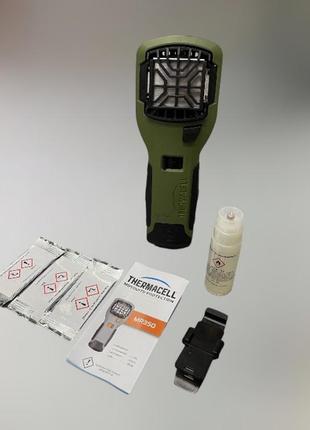 Пристрій від комарів thermacell mr-350 portable mosquito repeller, колір – олива