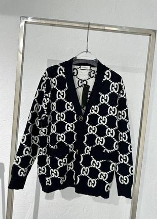 Кардиган в стилі gucci чорний