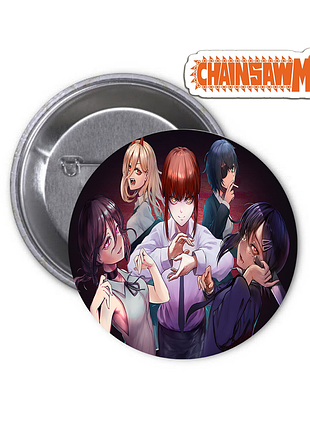 Значок chainsaw man человек бензопила