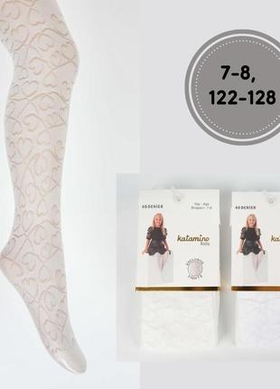 Колготки капроновые белые для девочек