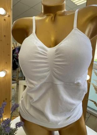 Стильный топ пушап с чашками l xl xxl