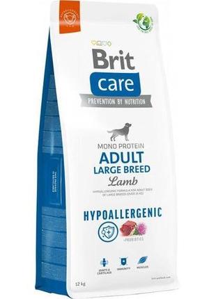 Brit care dog hypoallergenic adult large breed гіпоалергенний корм для собак великих порід з ягням — 12 кг1 фото