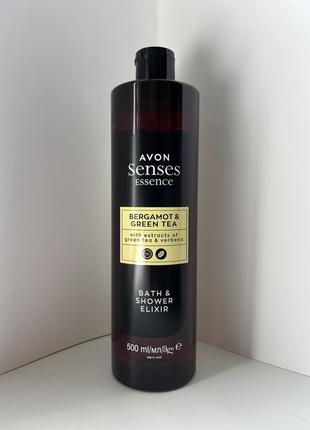 2-в-1 средство для принятия ванны и душа "бергамот и зеленый чай", 500мл.