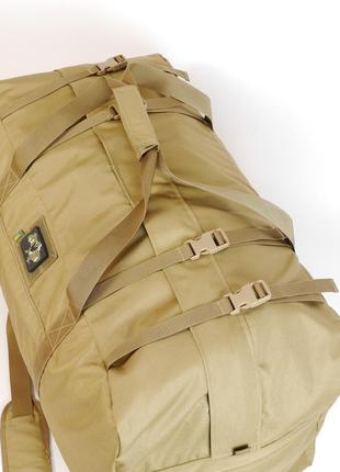 Сумка тактична kiborg military bag 130l coyote6 фото