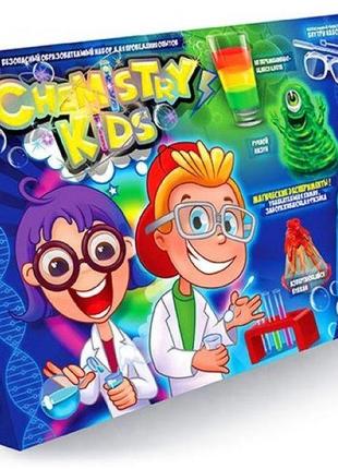 Набір для проведення дослідів "магічні експерименти" серія chemistry kids, danko toys, chk-01-01u1 фото