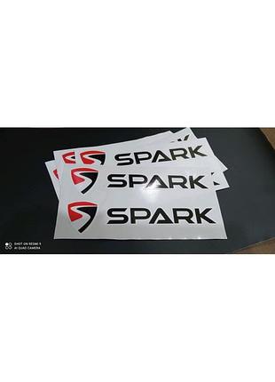 Наклейки на мотоцикл мопед спарк spark бак пластик