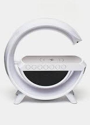 Ночник лампа настольные лампа ночник 5 в 1 с беспроводной зарядкой часами будильников...