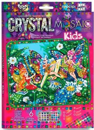 Набір креативної творчості "мозаїка з кристалів", danko toys, crmk-01-09