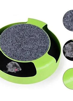 Іграшка-когтеточка для котів злови мишку catch the mouse plus
