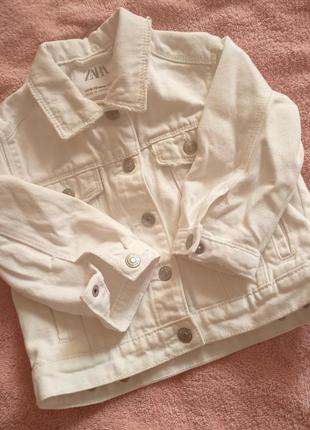 Джинсовый пиджак zara