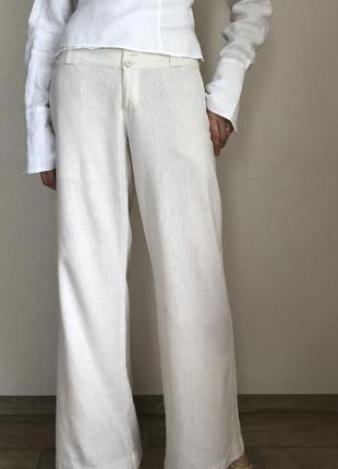 Натуральные женские брюки new look на лето светлые брюки классические